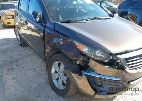 2012 Kia Sportage Lx из США, поврежденный, VIN KNDPB3A25C7228128